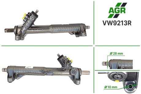 Рулевая рейка с ГУР восстановленная VW TRANSPORTER IV 90-03 AGR VW9213R (фото 1)