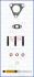 Комплект прокладок турбіни OPEL Astra H 04-14, Combo C 01-11, Corsa C 00-06, Meriva A 03-10 JTC11457