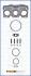Комплект прокладок турбіни MERCEDES-BENZ E-Class W212 09-16, E-Class W207 09-16, S-Class W217 13-20, ML W166 11-15 JTC11949