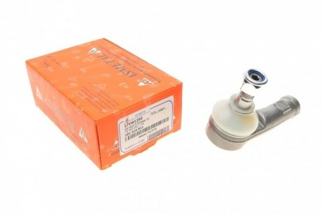 Наконечник рульової тяги Golf III/Passat B3/B4 Л. (L-74mm,конуз 14mm) ASMETAL 17VW1250 (фото 1)