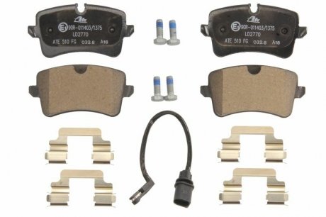 Колодки гальмівні дискові керамічні, к-кт ATE 13.0470-2770.2