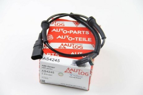 Датчик ABS перед. Connect 02- AUTLOG AS4245