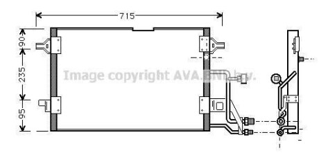 Радіатор кодиціонера AVA COOLING AI 5116