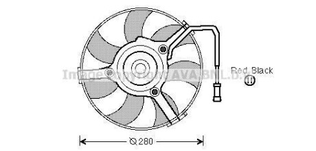 Вентилятор (комплект) AVA COOLING AI 7504