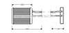 AVA FIAT Радіатор опалення Alfa Romeo 147/156 AL6072