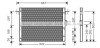 AVA LAND ROVER Радіатор кондиціонера (Конденсатор) RANGE ROVER II 2.5, 3.9, 4.0, 4.6 94- AU5075