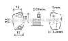 AVA BMW Оливний радіатор 1 E87, 3 E46/90, 5 E60, X3 E83 2.0d BW3555