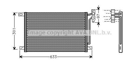 Радіатор кодиціонера CLEVER FIT AVA COOLING BW5215