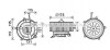 Вентилятор отопителя салона BMW 7 (E65) (01-) (BW8478) AVA