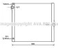 Радіатор охолодження двигуна BMW X5 (E70) (06-10) 3,0i 4,8i AT (BWA2436) AVA