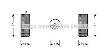 Осушитель кондиционера AVA AVA COOLING BWD063 (фото 1)