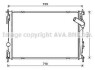 AVA NISSAN Радіатор охолодження двиг. QASHQAI / QASHQAI +2 I 1.6 dCi 11- DNA2419