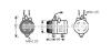 AVA CHEVROLET Компресор кондиціонера MATIZ 0.8 05-, SPARK 0.8 05-, DAEWOO DWAK079