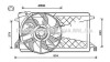 AVA FORD Вентилятор радіатора C-MAX 07-, FOCUS II 04- FD7563