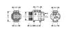 AVA FORD Компресор кондиц. C-MAX 2.0 TDCi 07-, FOCUS II 2.0 05-, KUGA I 2.0 TDCi 08-, VOLVO FDAK378