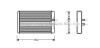 Радіатор обігрівача салону Citroen Jumper Fiat Ducato Peugeot Boxer 2,0d 2,2d 2,8d 02> (FTA6265) AVA FTA 6265