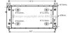 AVA CADILLAC Радіатор системи охолодження двигуна ESCALADE 5.7, CHEVROLET, HUMMER HR2001