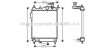 Радиатор охлождения HYUNDAI GETZ (TB) (02-) 1.1-1.6i MT (пр-во AVA) HYA2099