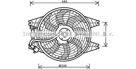 AVA KIA Радіатор охолодження SORENTO I 2.4 02-, 2.5 02-, 3.5 02- AVA COOLING KA7518 (фото 1)