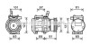 Компресор кондиціонера TUCSON/SPORTAGE III 2.0i (вир-во AVA) KAAK145