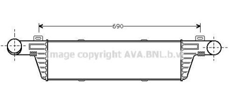 Фото 1 - интеркулер MB E-Class W210 (98-) AVA AVA COOLING MSA4224 Интеркулер MB E-Class W210 (98-) AVA AVA COOLING MSA4224 (фото 1)