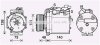 AVA MITSUBISHI Компресор кондиціонера GRANDIS 2.0 DI-D 05-, LANCER VIII 1.8, 2.0 07-OUTLANDER II 2.0 DI-D 07-, 2.4 06-, CITROEN, PEUGEOT MTAK263