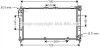 AVA MAZDA радіатор охолодження Mazda 323 F V 1.5/1.8 94- MZ2101