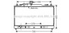Радіатор охолодження двигуна Mazda 6 (07-) 2.0i AT AC+/- (MZ2228) AVA MZ2228