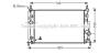 AVA MAZDA Радіатор системи охолодження двигуна 3 2.2 MZR CD 09- MZ2246