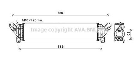 AVA MAZDA Інтеркулер Mazda 3, 6, CX-5 2.2d 12- AVA COOLING MZA4277 (фото 1)