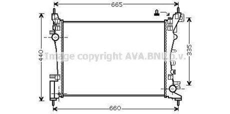 Радiатори AVA COOLING OL 2574