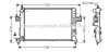 Радіатор CORSAC 13/7CDTi MT/AT 03- (Ava) AVA COOLING OLA2380 (фото 1)