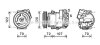 AVA OPEL Компресор кондиціонера ASTRA J 1.4 09-, MERIVA B 1.4 10- OLAK595