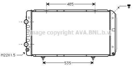 Радiатор AVA COOLING PEA 2146