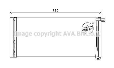 Радіатор кодиціонера CLEVER FIT AVA COOLING PR5083D (фото 1)