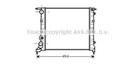 Радiатор AVA COOLING RT 2042