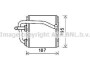 AVA SUBARU Радіатор опалення FORESTER 2.0 97-, IMPREZA 1.6, 1.8, 2.0 93- SUA6108