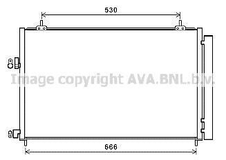 Радиатор кондиционера TOYOTA RAV4 (AVA) AVA COOLING TO5679D