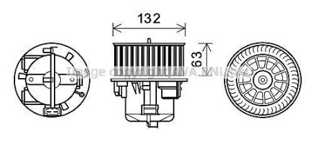 Компресор салону AVA COOLING VO8178