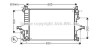 AVA VOLVO Радіатор сист. охолодження двигуна S60 2.0, 2.4 00-, S80 2.0 98- AVA COOLING VOA2114 (фото 1)