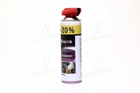 Очиститель тормозной системы и сцепления Brake Cleaner 500ml+20 НОСИК <> Axxis VSB-060+20