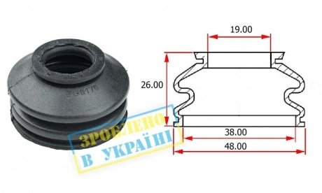 Пыльник опоры BELGUM PARTS BG0170 (фото 1)