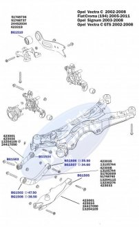 Сайлентблок рычага BELGUM PARTS BG1505