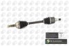 Піввісь Ford Focus 1.4-1.8i 98-05 (25/23) 630mm Л. DS2301L