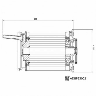 VW Фильтр топливный Touareg 3.0TDI 17-, AUDI A6 2.0TDI 13-, Q7/Q8 3.0TDI 5- BLUE PRINT ADBP230021