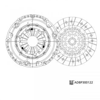 Комплект зчеплення BLUE PRINT ADBP300122