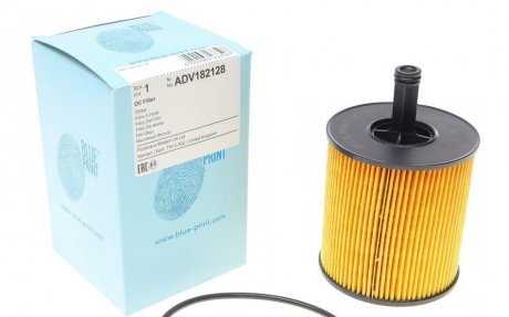 Фільтр масла з ущільнюючим кільцем BLUE PRINT ADV182128