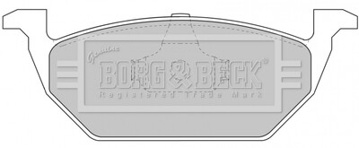 BORG &amp; BECK - Гальмівні колодки до дисків BORG & BECK BBP1618 (фото 1)