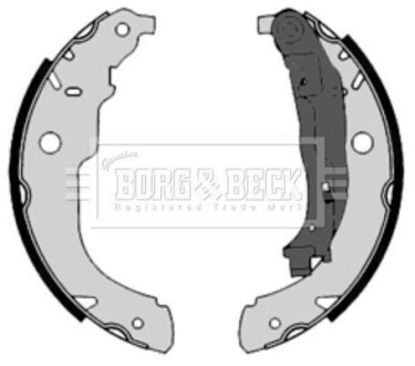 Гальмівні колодки до барабанів BORG & BECK BBS6366