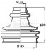 BCB2280R BORG & BECK - Пильовик привідного вала к-т BCB2280R